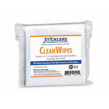 Sticklers™ CleanWipes Fiber Optic Wipes - Flat Pack
