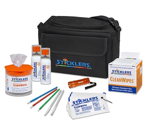 Sticklers™ Fiber Optic Cleaning Kit, Military (800+ Cleanings)