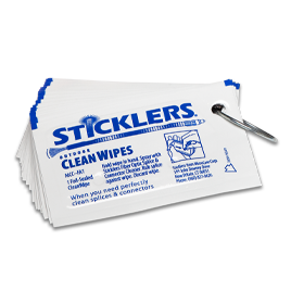 Sticklers™ CleanWipes Singles Outdoor Fiber Optic Wipes