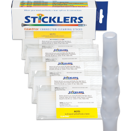 Sticklers™ CleanStixx™ Pin Termini Fiber Optic Cleaning Sticks