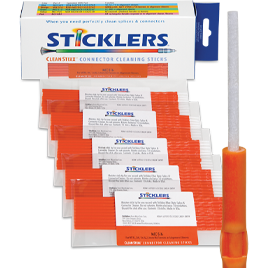 Sticklers™ Cleanstixx™ 1.6mm Fiber Optic Connector Cleaning Sticks
