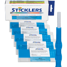 Sticklers™ CleanStixx™ 2.5mm Fiber Optic Cleaning Sticks