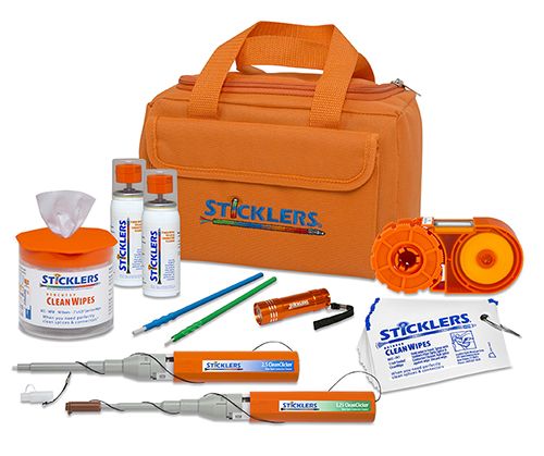 Sticklers MCC-FK12 Heavy-Duty Fiber Cleaning Kit, 2300+ Cleanings